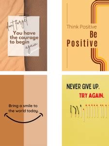 Motivational Quotes Wall Posters for Study Room | Living Room | Gym ...
