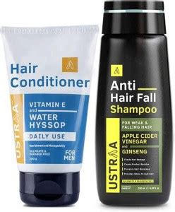 USTRAA Anti Hair Fall Shampoo - 250 ml & Daily Use Hair Conditioner ...
