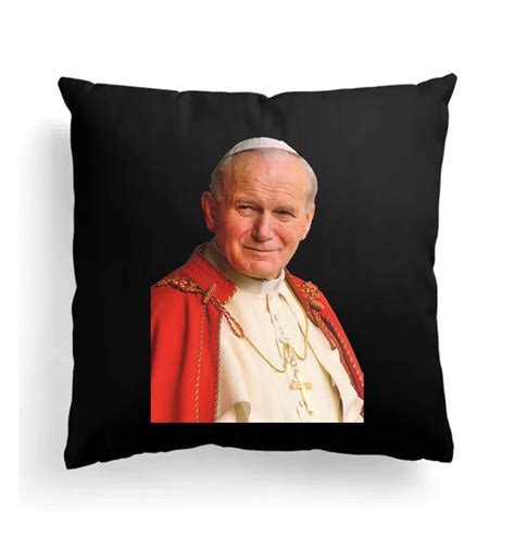 Foto Poduszka Czarna Papież Jan Paweł II 2 Prezent - Atram | Sklep ...