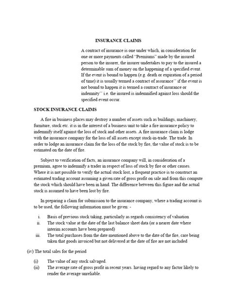 Image result for Insurance Claim Chapter