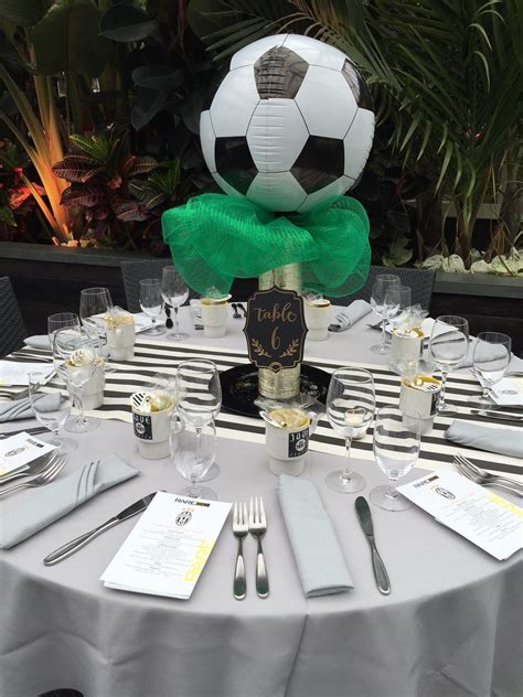 Soccer Banquet, Soccer Theme, Soccer Party, Bat Mitzvah Themes ...