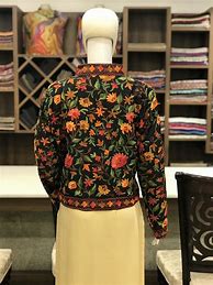 Image result for Floral Embroidered Jacket