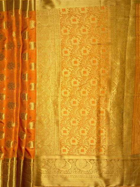 MIMOSA Women's Woven Design Kanjivaram Style Art Silk Saree with Blous ...