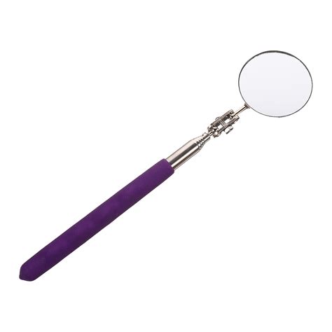 WHAMVOX Flexible Telescoping Inspection Mirror Round Extendable Mirror for Mechanic 360 Degree ...