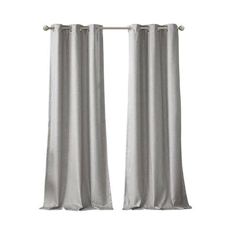 Gracie Mills Azenor Contemporary Tonal Total Blackout Curtain Panel ...
