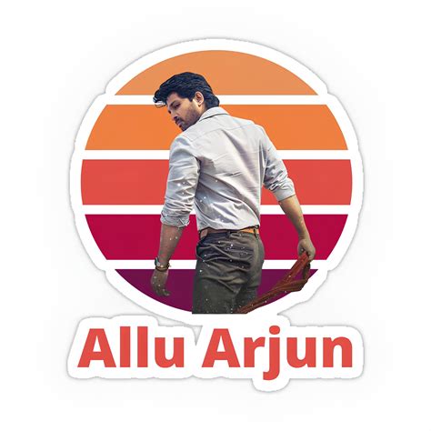 Allu Arjun sticker-3 – Inkyprinty.in