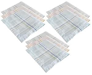 Kuber Industries Men's Handkerchiefs, 100% Pure Cotton, Pocket Square ...