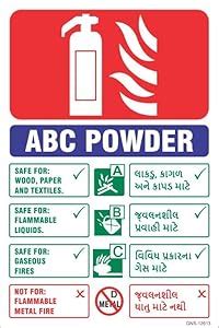 Aditya Sign® ABC POWDER Sign Board For Office, Industries, Home ...