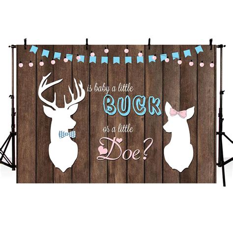 Mehofoto 7x5ft Buck Or Doe Gender Reveal Baby Shower Photography ...