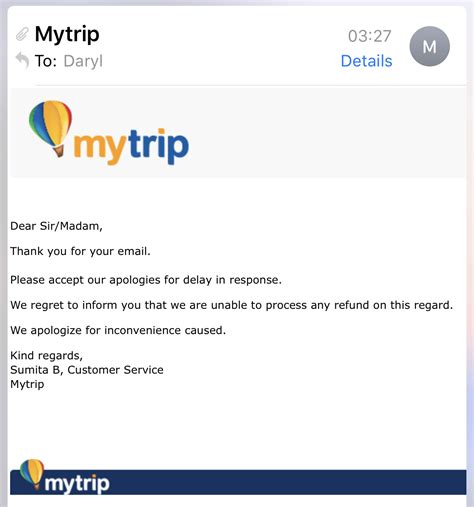 Contact of Mytrip.com customer service