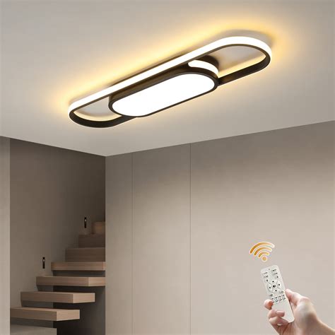 Tioolo Modern LED Flush Mount Ceiling Lights Dimmable LED Ceiling Lamp ...