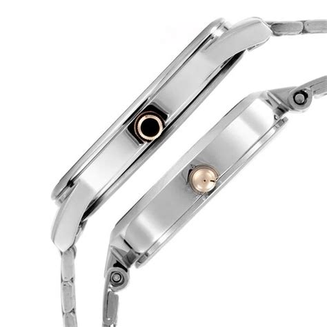 Titan Bandhan Quartz Analog Silver Dial Two Toned Stainless Steel Strap ...
