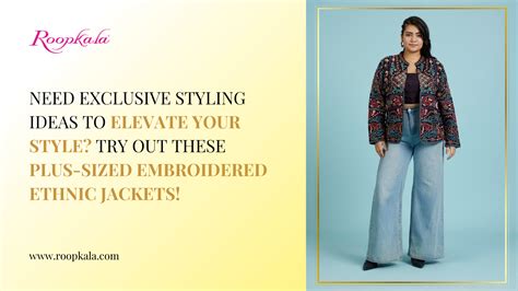 Try Out These Plus-Size Embroidered Ethnic Jackets! – Roopkala