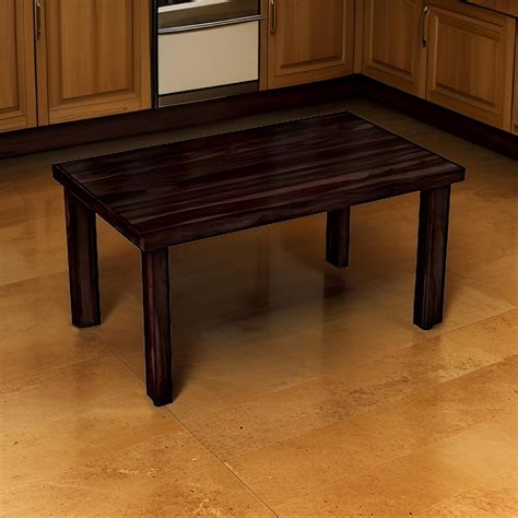 Winntage Solid Sheesham Wood 4 Seater Dining Table Without Chairs ...