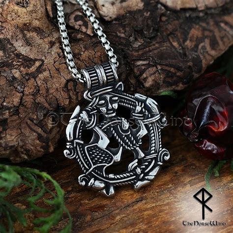 Freya Goddess Viking Pendant - Stainless Steel Pagan Amulet | The Norse ...
