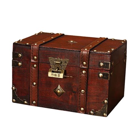 Buy Rinhoo Storage Trunk with Lock Composite Board Bedroom Living Room ...