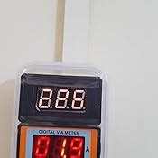 Digital AC Volt Meter & AMP Meter Upto 50A, 230AC (A1+V1) : Amazon.in ...