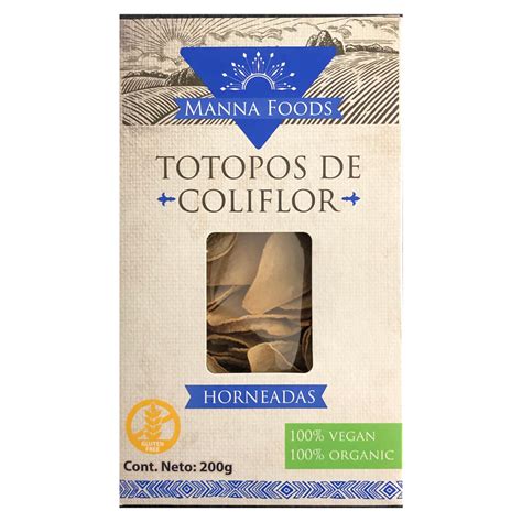 Caja de Totopos de Coliflor Manna Foods – portalmannafoods