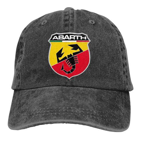 Buy OJPOGHU CHENWE Fiat 500 Abarth Logo Vintage Cowboy Hat for Men ...