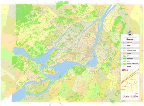 Montreal Canada editable layered PDF Vector Map v.1 https://vectormap.net/map_design/montreal ...