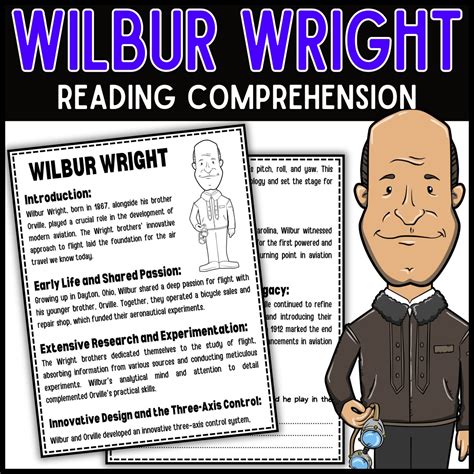 Wilbur Wright Reading Comprehension Passage & Questions | Made By Teachers
