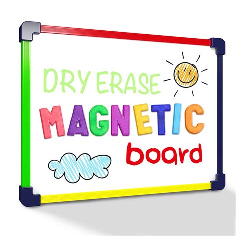 Snapklik.com : SCRIBBLEDO Colored Frame Magnetic Dry Erase White Board ...
