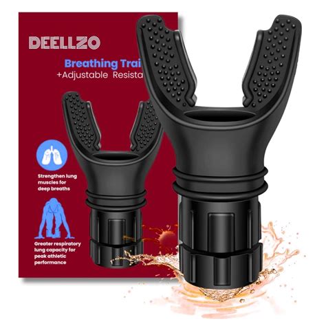 DELLZO Breathing Trainer, Lung Capacity Exercise Device and Lung ...