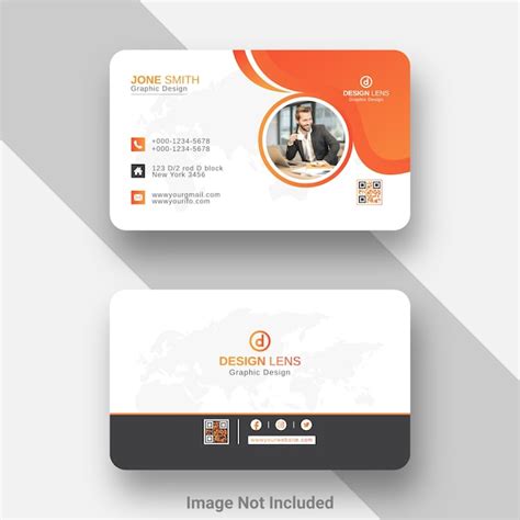 Digital Business Card Template 的图像结果