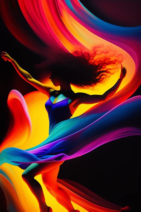 Lexica - Female dancer in movement, latin dance, super abstract ...