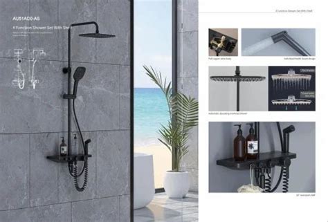 Exposed and Concealed Shower set - 4-Function Exposed Shower Mixer with ...