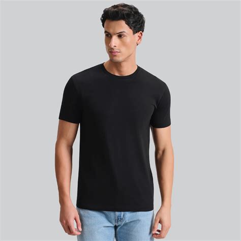 Iconique Supima Cotton T-shirt Pitch Black – XYXX Apparels