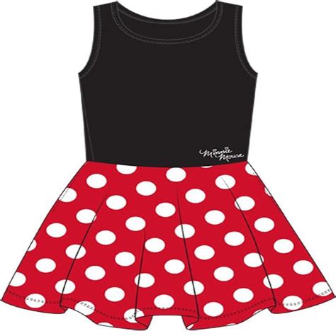 Disney's Officially Licensed Minnie Mouse Red Polka Dot Ladies Dress ...