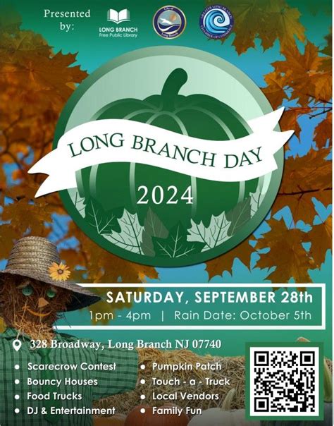 LONG BRANCH DAY 2024 (RESCHEDULED), Long Branch Free Public Library, 5 ...