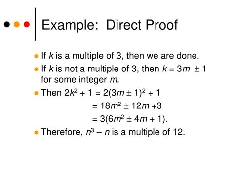 Image result for Direct Method of Proof Example