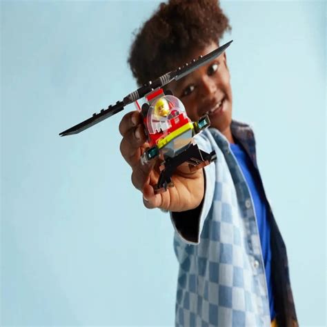 Lego 60411 City Fire Rescue Helicopter - 85 Pieces — Toycra