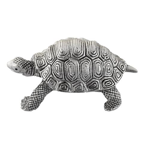 Feng Shui Silver Tortoise Turtle, Luck Prosperity & Vaastu ~ CaratCafe
