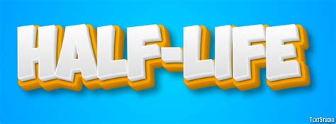 Half-Life Text Effect and Logo Design Videogame
