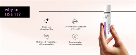 Buy Deconstruct Brightening Tinted Lip balm for Dark Lips | SPF 50 ...