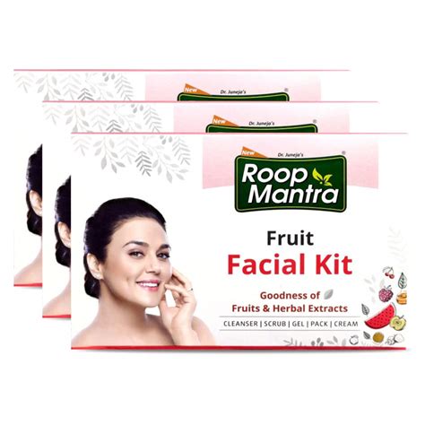 Roop Mantra Fruit Facial Kit 75gm (Pack of 3) : Amazon.in: Beauty