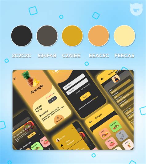 Food Delivery App Color Palette