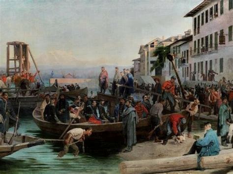 Lo sbarco dei Cacciatori delle Alpi a Sesto Calende | Meer