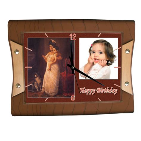Buy Online | Personalised Wall Clock with Raja Ravi Varma Painting ...
