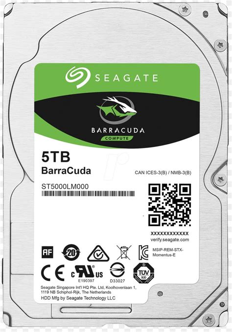 Laptop Serial ATA Hard Drives Seagate Barracuda Seagate Guardian Series BarraCuda SATA HDD, PNG ...