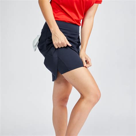 Women’s Golf Skort - WW 500 Blue - steel blue - Inesis - Decathlon