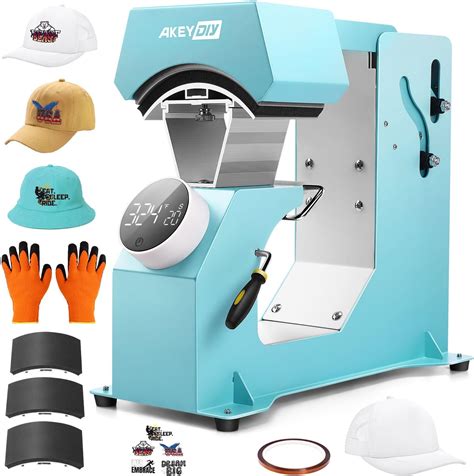 Amazon.com: Whubefy 3in1 Hat Press Heat Machine for Caps - Auto Hat ...