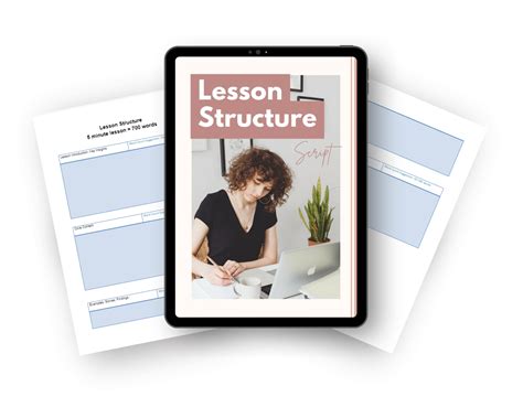 Lesson Structure Example 的图像结果