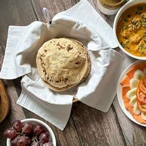 TheHandikrafts Pure Cotton Hygienic Roti Clothes Wrap, Chapati Cover ...