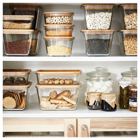 IKEA 365+ food container, rectangular/glass, 1.8 l (61 oz) - IKEA