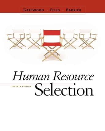 Buy Human Resource Selection Book Online at Low Prices in India | Human ...