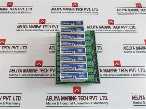 Dataforth Scm5B41-02 Voltage Input Module W/ Scmpb07-3 Backpanel ...